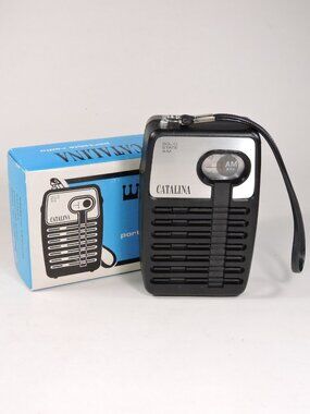 Vintage Catalina Portable AM Transistor Radio - Tested Working